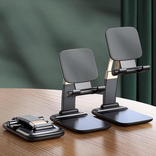 Adjustable and Foldable Desktop Mobile Phone Stand for Phone Comfortable with All Mobile for Desk, Bed, Table, Office, Video Recording, Home and Online Classes