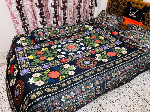 China Premium 3D Design Bed Sheet