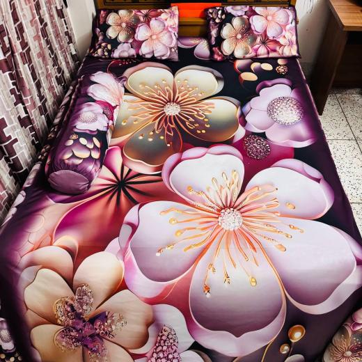 China Premium 3D Design Bed Sheet