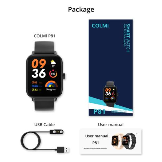 COLMI P81 Voice Calling Smart Watch Ultra, Bluetooth Smartwatch Men Women