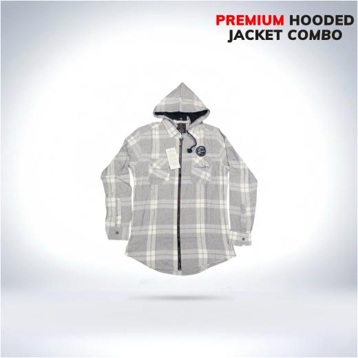 প্রিমিয়াম হুডি জ্যাকেট কম্বো শার্ট